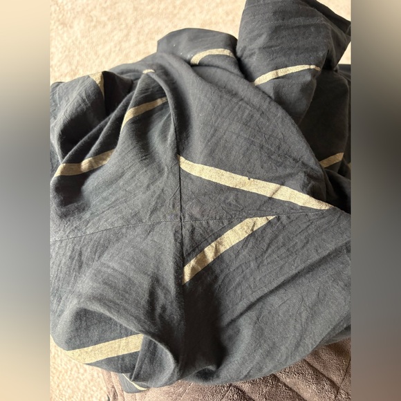 UZI NYC Drop Crotch Pants Black Scratch M Medium - Picture 5 of 5